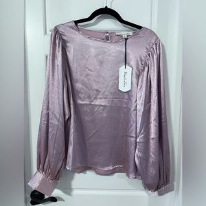 Vine & Love Boutique Women's L Large Long Sleeve Top Blouse NEW With TAGS